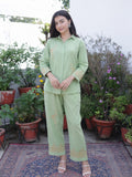 Inayat Cotton Linen Sage Green Co-ord Set